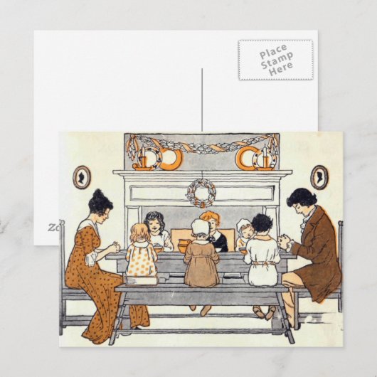 Abendgebet Postkarte (Vorne/Hinten)