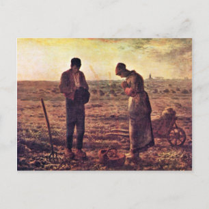 Abendgebet Von Millet (Beste Qualität) Postkarte