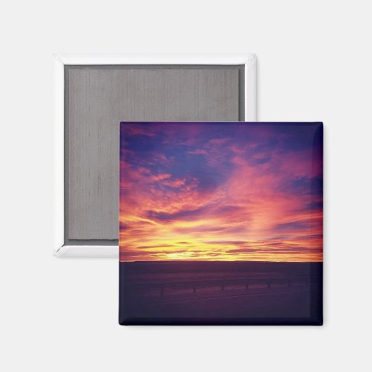 Abendglühen Magnet (Vorderseite/Rückseite)