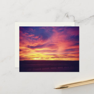 Abendglühen Postkarte