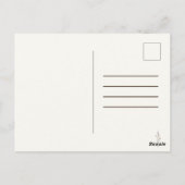 Abendglühen Postkarte (Rückseite)