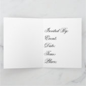 Abendkarte Karte (Innenseite)