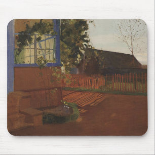 Abendlandschaft (von Konstantin Somov) Mousepad