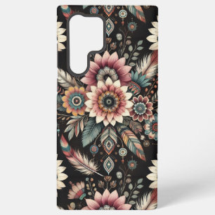 Abendliche Boho-Blüten Samsung Galaxy Hülle