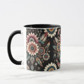 Abendliche Boho-Blüten Tasse (Links)