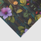 Abendliche Florale und landschaftliche Mondhelligk Seidenpapier (Ausschnitt)