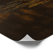 Abendliche Ruhe | Seecabin-Kunst | Poster (Ecke)