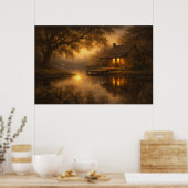 Abendliche Ruhe | Seecabin-Kunst | Poster (Küche)