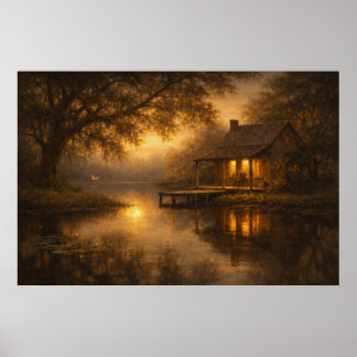 Abendliche Ruhe | Seecabin-Kunst | Poster