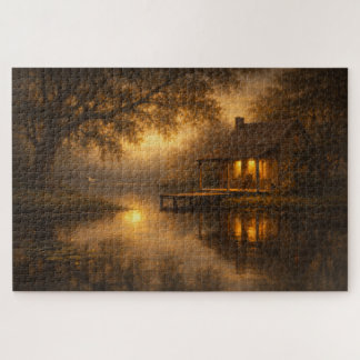 Abendliche Ruhe | Seecabin-Kunst | Puzzle