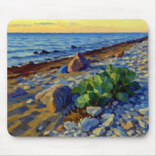 Abendlicht an der Küste von Vormsi Mousepad