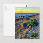 Abendlicht an der Küste von Vormsi Postkarte (Vorne/Hinten)