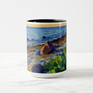Abendlicht an der Küste von Vormsi Tasse