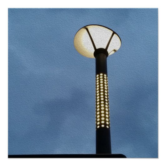 Abendlicht Poster (Vorderseite)