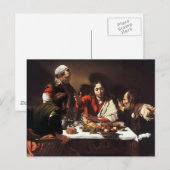 Abendmahl in Emmaus Postkarte (Vorne/Hinten)