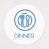 Abendplaner / Organisatorischer Aufkleber / Labels (Design 1)