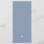 Abendplatz Einstellung Danke, Dusty Blue Card Programm (Rückseite)