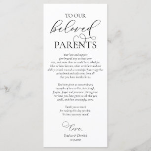 Abendplatzwand dank Kalligraphie Karte