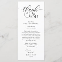 Abendplatzwand dank Kalligraphie Karte