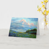 AbendRegen Karte (Gelbe Blume)