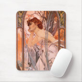 Abendreverie-Mausunterlage Alphonse Mucha Mousepad (Mit Mouse)