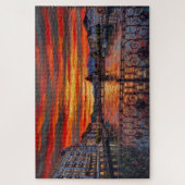 Abendrot in Luzern: Galeriedition Puzzle (Vertikal)