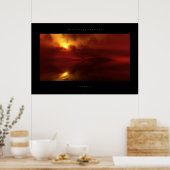 Abendrot Poster (Küche)