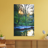 Abends am See Leinwanddruck (Insitu (Wohnzimmer))