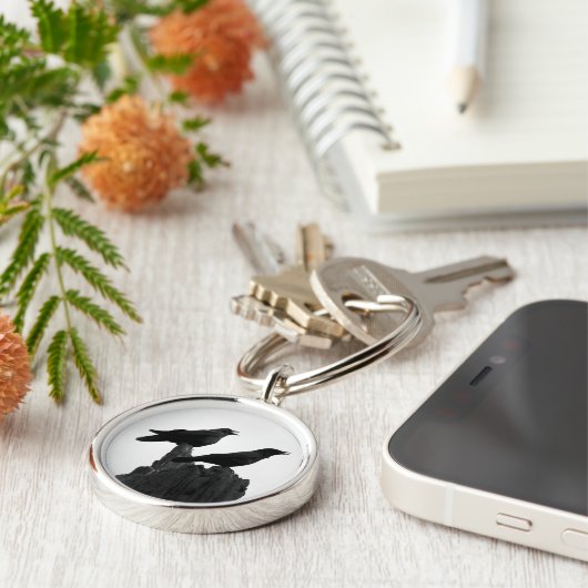 Abends-Anruf Schlüsselanhänger (Seite)