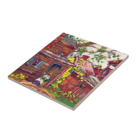 Abends-Aufgabe 1910 Fliese (Seite)