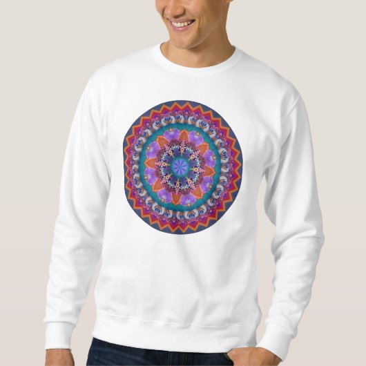 Abends-FokusMandala 22015 Sweatshirt (Vorderseite)