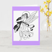 Abends-Gebets-Engels-Gruß-Karte Karte (Gelbe Blume)