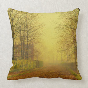 Abends-Glühen Johns Atkinson Grimshaw  , c.1884 Kissen