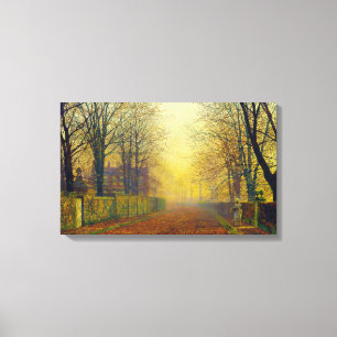 Abends-Glühen Johns Atkinson Grimshaw Leinwanddruck