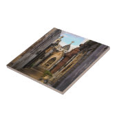 Abends-Licht in Recoleta Friedhof Fliese (Seite)