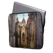 Abends-Licht in Recoleta Friedhof Laptopschutzhülle (Vorderseite Links)