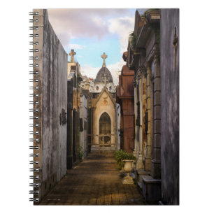 Abends-Licht in Recoleta Friedhof Notizblock