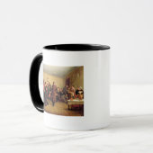 Abends-Party eines Kaufmannes Tasse (Vorderseite Links)
