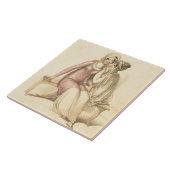 Abends-, Promenaden- oder Seestrandkostüme, Mode Fliese (Seite)