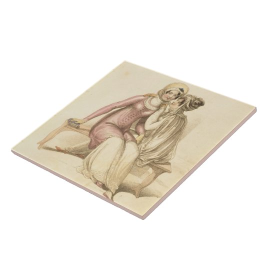 Abends-, Promenaden- oder Seestrandkostüme, Mode Fliese (Seite)