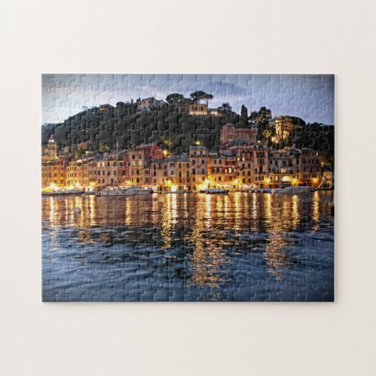 Abends-Reflexionen von Portofino - 11x14 - PC 252 Puzzle (Horizontal)