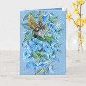 Abends-Ruhm-Blumen-Fee Karte (Gelbe Blume)