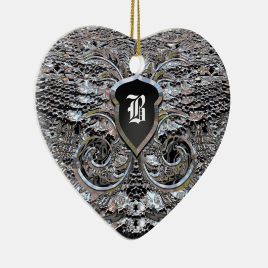 Abends-Schimmer viktorianisch Keramik Ornament (Rechts)