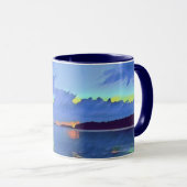 Abends-See Tasse (VorderseiteRechts)