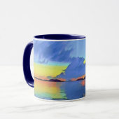 Abends-See Tasse (Vorderseite Links)