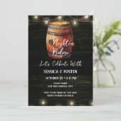 Abends vor Lässiger Probe Einladung (Stehend Vorderseite)