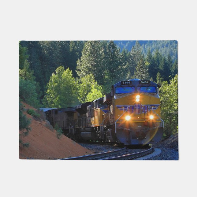 ABENDS-ZUG FUßMATTE (Vorderseite)