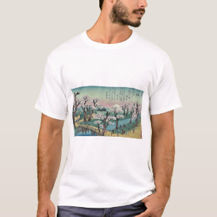 Abendsglühen an Koganei Brücke durch Ando, T-Shirt