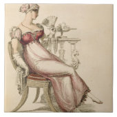 Abendskleid oder Ballkleid, Modeplatte von Ack Fliese (Vorderseite)