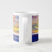 Abendsmeerblick Jumbo-Tasse (Rückseite)